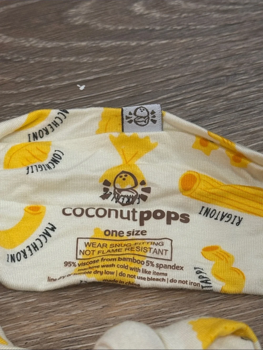 Coconut Pops Noodle Print Bow